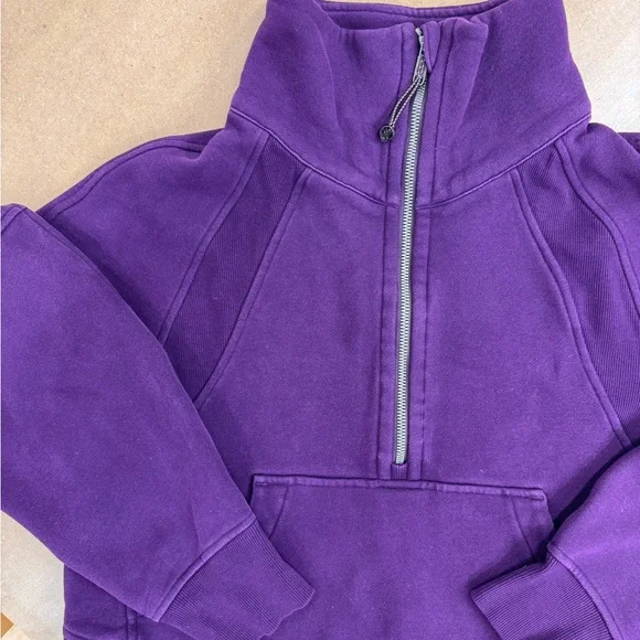 Lululemon half-zip Purple Sweatshirt - Picture 3 of 8